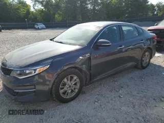 2017 Kia Optima LX with VIN KNAGT4L32H5176093, listed as a Copart auction lot 61969715 with 156,595 mi miles and Salvage title. Bid and sale history available at DreamBid. Image 1.