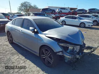2017 Honda Accord Sedan Sport with VIN 1HGCR2F5XHA278381, listed as a IAAI auction lot 41732084 with 77,077 mi miles. Bid and sale history available at carsss.com. Image 1.