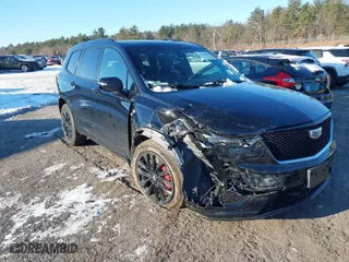 2024 Cadillac XT6 AWD Sport with VIN 1GYKPHRS4RZ700307, listed as a IAAI auction lot 41257556 with NaN miles. Bid and sale history available at carsss.com. Image 1.