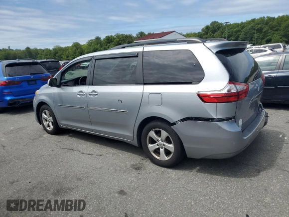 2016 Toyota Sienna LE AAS with VIN 5TDKK3DC6GS765794, listed as a Copart auction lot 62450375 with 90,670 mi miles and Salvage title. Bid and sale history available at DreamBid. Image 2.