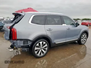 2022 Kia Telluride EX with VIN 5XYP34HC7NG243155, listed as a Copart auction lot 55508125 with 55,033 mi miles and Salvage title. Bid and sale history available at DreamBid. Image 3.