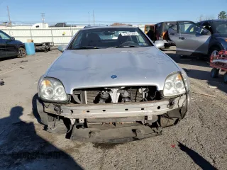 2000 Mercedes-Benz SLK-Class Kompressor with VIN WDBKK47F2YF150980, listed as a Copart auction lot 77537264 with 82,206 mi miles and Salvage Title. Bid and sale history available at carsss.com. Image 5.