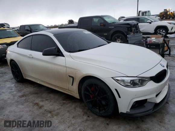 2016 BMW 4 Series 435i xDrive z VIN WBA3R5C59GK374383, wystawiony jako Copart lot #87587245 z przebiegiem 140 897 mil mil oraz Czysty tytuł • Clean title. Historia ofert i sprzedaży dostępna na DreamBid. Obrazek 4.