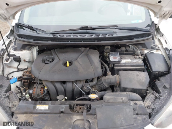 2012 Hyundai Elantra GLS with VIN 5NPDH4AE6CH126222, listed as a IAAI auction lot 41931190 with 210,205 mi miles. Bid and sale history available at carsss.com. Image 10.