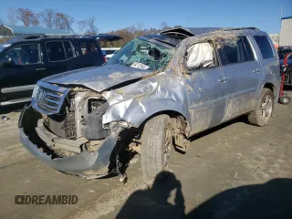 2014 Honda Pilot EX-L with VIN 5FNYF3H58EB022078, listed as a Copart auction lot 84712544 with 136,489 mi miles and Salvage Title. Bid and sale history available at carsss.com. Image 1.