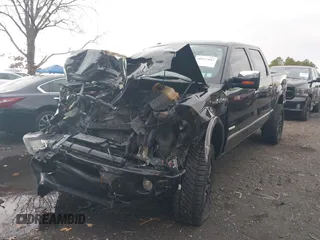 2013 Ford F-150 XL with VIN 1FTFW1ET4DFB56028, listed as a IAAI auction lot 40937403 with 303,294 mi miles. Bid and sale history available at carsss.com. Image 6.