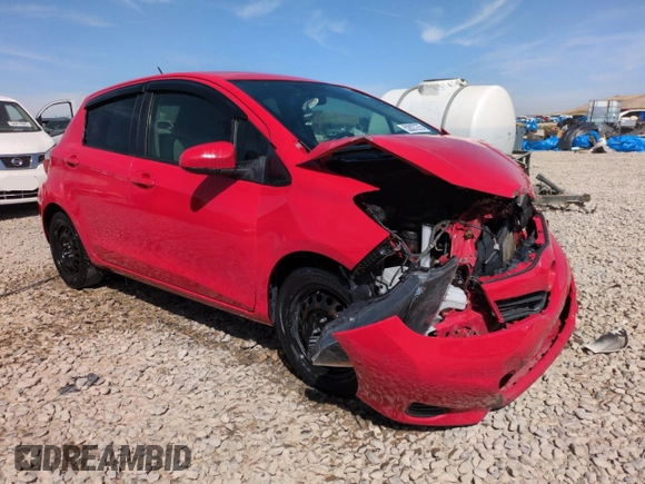 2014 Toyota Yaris L with VIN JTDKTUD36ED577725, listed as a Copart auction lot 52827275 with 161,152 mi miles and Salvage Title. Bid and sale history available at carsss.com. Image 4.
