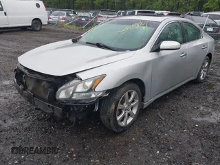 2012 Nissan Maxima SV with VIN 1N4AA5AP6CC867258, listed as a IAAI auction lot 42386985 with Not provided miles and . Bid and sale history available at DreamBid. Image 2.