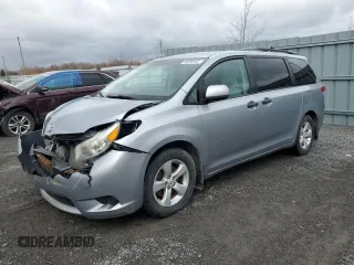 2012 Toyota Sienna with VIN 5TDZK3DC6CS236385, listed as a Copart auction lot 50236155 with 168,349 mi miles and Salvage Title. Bid and sale history available at carsss.com. Image 1.
