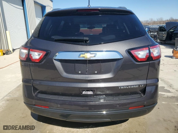 2015 Chevrolet Traverse LT with VIN 1GNKRGKD7FJ267492, listed as a Copart auction lot 46876145 with 140,174 mi miles and Salvage Title. Bid and sale history available at carsss.com. Image 6.