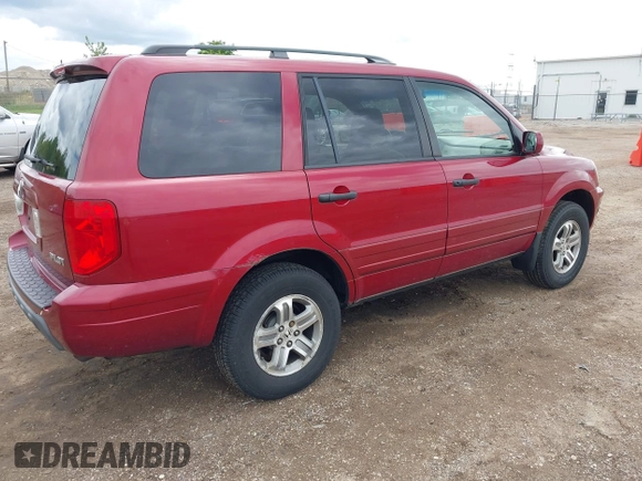 2005 Honda Pilot EX-L z VIN 5FNYF18525B054075, wystawiony jako IAAI lot #42347365 z przebiegiem 124 911 mil mil oraz . Historia ofert i sprzedaży dostępna na DreamBid. Obrazek 4.