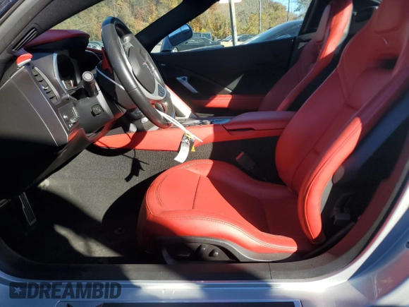 2019 Chevrolet Corvette Grand Sport 2LT with VIN 1G1YY3D73K5114173, listed as a Copart auction lot 77837054 with 39,303 mi miles and Salvage Title. Bid and sale history available at carsss.com. Image 7.