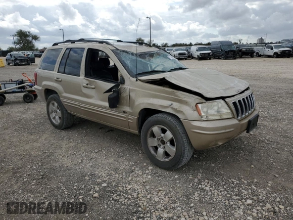 2001 Jeep Grand Cherokee Limited with VIN 1J4GX58S31C615097, listed as a Copart auction lot 78410074 with 207,382 mi miles and Salvage Title. Bid and sale history available at DreamBid. Image 4.