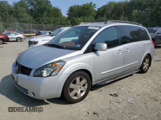 2004 Nissan Quest SE with VIN 5N1BV28U24N312919, listed as a Copart auction lot 65559584 with 0 mi miles and Clean Title. Bid and sale history available at carsss.com. Image 1.