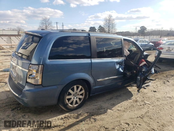 2011 Chrysler Town & Country Touring-L with VIN 2A4RR8DG7BR759220, listed as a Copart auction lot 88317575 with 0 mi miles and Salvage Title. Bid and sale history available at carsss.com. Image 3.