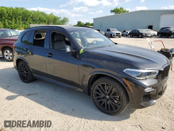 2020 BMW X5 M50i with VIN 5UXJU4C08L9C45304, listed as a Copart auction lot 48359823 with 22,929 mi miles. Bid and sale history available at carsss.com. Image 4.