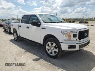 2018 Ford F-150 XL with VIN 1FTEW1E53JKF69929, listed as a Copart auction lot 54674975 with 194,668 mi miles and Clean Title. Bid and sale history available at carsss.com. Image 4.