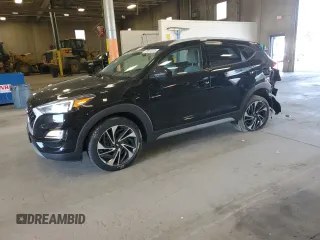 2019 Hyundai Tucson Sport z VIN KM8J3CAL1KU971618, wystawiony jako Copart lot #55911075 z przebiegiem 71 226 mil mil oraz Szkoda całkowita • Salvage title. Historia ofert i sprzedaży dostępna na DreamBid. Obrazek 1.