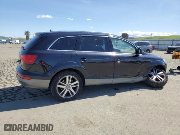 2012 Audi Q7 3.0T Premium Plus with VIN WA1LGAFE0CD000105, listed as a Copart auction lot 49528965 with 104,782 mi miles and Salvage Title. Bid and sale history available at carsss.com. Image 3.