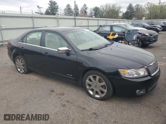2008 Lincoln MKZ with VIN 3LNHM26T88R607985, listed as a Copart auction lot 52194065 with 146,509 mi miles and Salvage Title. Bid and sale history available at carsss.com. Image 4.