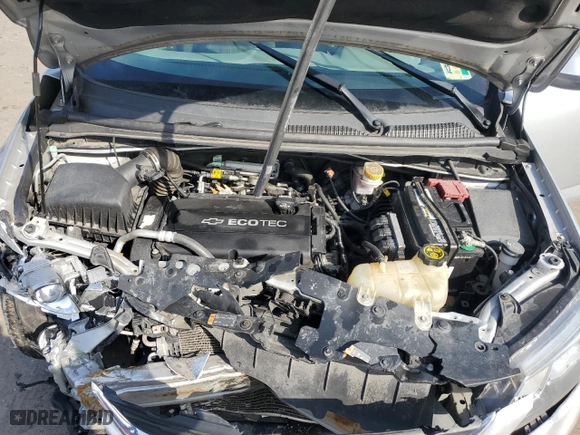 2017 Chevrolet Sonic LT with VIN 1G1JD5SH5H4154239, listed as a Copart auction lot 43213245 with 67,808 mi miles and Salvage Title. Bid and sale history available at carsss.com. Image 11.