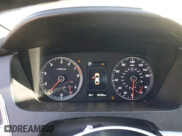 2015 Hyundai Sonata Sport with VIN 5NPE34AB7FH062706, listed as a Copart auction lot 43003835 with 78,709 mi miles and Salvage Title. Bid and sale history available at carsss.com. Image 9.