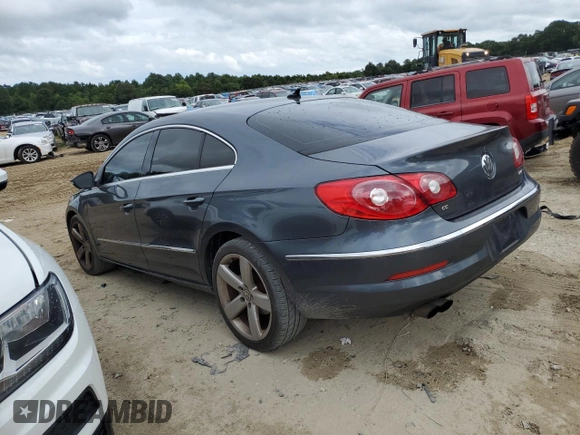 2012 Volkswagen CC Lux PZEV with VIN WVWHP7AN7CE508247, listed as a Copart auction lot 64228054 with 201,234 mi miles and Salvage Title. Bid and sale history available at carsss.com. Image 2.