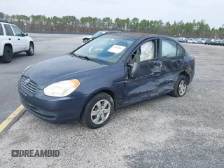 2008 Hyundai Accent GLS with VIN KMHCN46C58U212366, listed as a IAAI auction lot 40748865 with 99,077 mi miles. Bid and sale history available at carsss.com. Image 2.