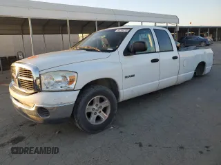 2008 Dodge Ram 1500 SLT with VIN 1D7HA18N98J165417, listed as a Copart auction lot 88742215 with 214,386 mi miles and Salvage Title. Bid and sale history available at carsss.com. Image 1.
