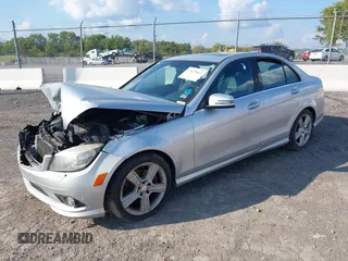 2010 Mercedes-Benz C 300 Sport with VIN WDDGF8BB8AF458058, listed as a IAAI auction lot 41107545 with Not Provided miles and . Bid and sale history available at carsss.com. Image 2.