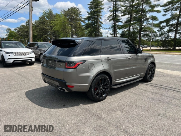 2018 Land Rover Range Rover Sport z VIN SALWR2RE5JA191333, wystawiony jako Copart lot #59612505 z przebiegiem 96 787 mil mil oraz Czysty tytuł • Clean title. Historia ofert i sprzedaży dostępna na DreamBid. Obrazek 4.
