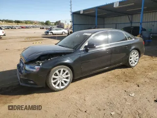 2013 Audi A4 Prestige with VIN WAUKFAFL2DA181758, listed as a Copart auction lot 76273414 with 106,684 mi miles and Salvage Title. Bid and sale history available at carsss.com. Image 1.