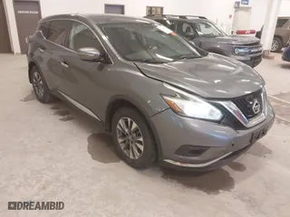 2015 Nissan Murano S with VIN 5N1AZ2MG7FN265843, listed as a IAAI auction lot 41715171 with 187,243 mi miles. Bid and sale history available at carsss.com. Image 1.