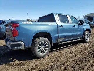 2024 Chevrolet Silverado 1500 LT with VIN 1GCPDKEK2RZ400448, listed as a Copart auction lot 48744185 with 11,012 mi miles and Salvage Title. Bid and sale history available at carsss.com. Image 3.