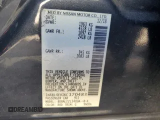 2019 Nissan Altima 2.5 SL with VIN 1N4BL4EV1KC170483, listed as a Copart auction lot 47097045 with 137,099 mi miles and Salvage Title. Bid and sale history available at carsss.com. Image 14.