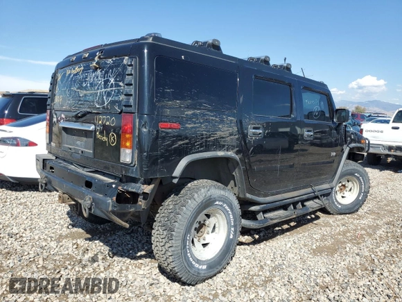 2003 Hummer H2 with VIN 5GRGN23U23H112720, listed as a Copart auction lot 72048394 with Not Provided miles and Clean Title. Bid and sale history available at carsss.com. Image 3.