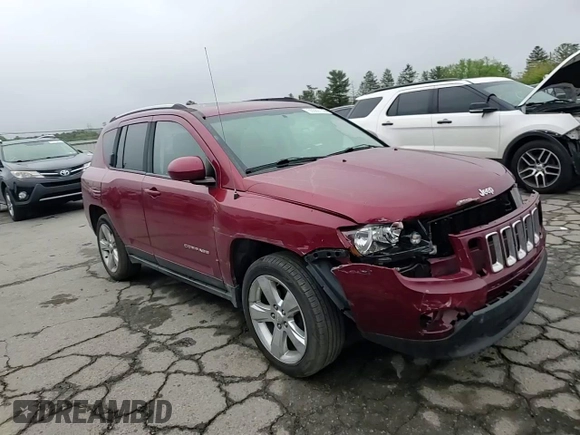 2016 Jeep Compass Latitude with VIN 1C4NJDEB7GD573274, listed as a Copart auction lot 55569755 with 175,162 mi miles and Salvage Title. Bid and sale history available at DreamBid. Image 15.