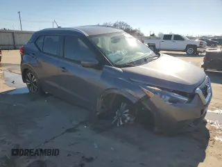 2019 Nissan Kicks SV with VIN 3N1CP5CU2KL563984, listed as a Copart auction lot 46682385 with 90,431 mi miles and Salvage Title. Bid and sale history available at carsss.com. Image 4.