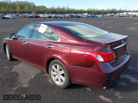 2007 Lexus ES with VIN JTHBJ46GX72050287, listed as a IAAI auction lot 42146967 with Not Provided miles. Bid and sale history available at carsss.com. Image 3.