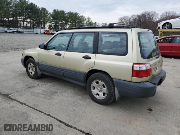 2001 Subaru Forester L with VIN JF1SF63581H720298, listed as a Copart auction lot 50407085 with 80,896 mi miles and Salvage Title. Bid and sale history available at carsss.com. Image 2.