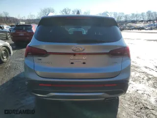 2021 Hyundai Santa Fe SEL with VIN 5NMS6DAJXMH334824, listed as a Copart auction lot 45962085 with 36,962 mi miles and Salvage Title. Bid and sale history available at carsss.com. Image 6.