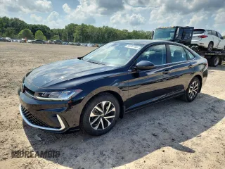 2025 Volkswagen Jetta S с VIN 3VW5X7BU0SM070847, выставлен на аукционе Copart как лот 60280745 с пробегом 237 миль миль и Списание • Salvage title. История ставок и продаж доступна на DreamBid. Изображение 1.