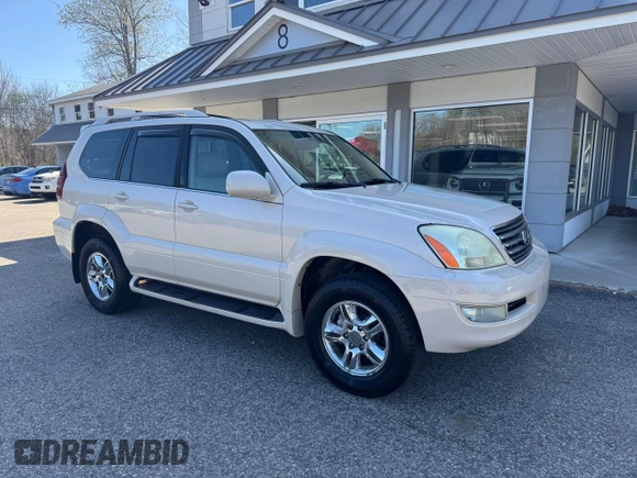 2003 Lexus GX 470 z VIN JTJBT20X830007160, wystawiony jako Copart lot #58235005 z przebiegiem 237 159 mil mil oraz Czysty tytuł • Clean title. Historia ofert i sprzedaży dostępna na DreamBid. Obrazek 1.