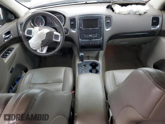 2013 Dodge Durango Crew with VIN 1C4RDHDG1DC584253, listed as a Copart auction lot 59395725 with 152,595 mi miles and Salvage title. Bid and sale history available at DreamBid. Image 8.