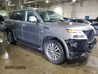2022 Nissan Armada SL with VIN JN8AY2BA3N9392879, listed as a Copart auction lot 89096725 with 53,545 mi miles and Clean Title. Bid and sale history available at carsss.com. Image 4.