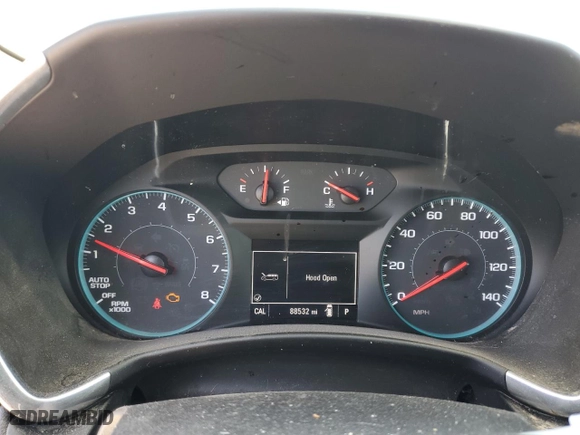 2018 Chevrolet Equinox LT with VIN 2GNAXKEX8J6329675, listed as a Copart auction lot 54058895 with 88,532 mi miles and Salvage Title. Bid and sale history available at carsss.com. Image 9.