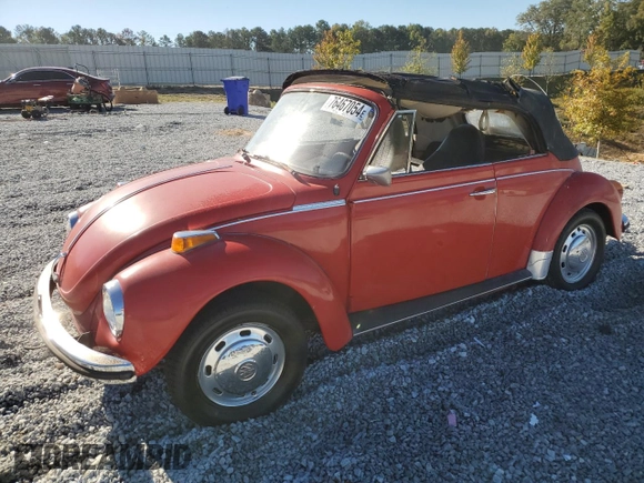 1973 Volkswagen Beetle with VIN 1532621381, listed as a Copart auction lot 76467054 with Not Provided miles and Salvage Title. Bid and sale history available at DreamBid. Image 1.