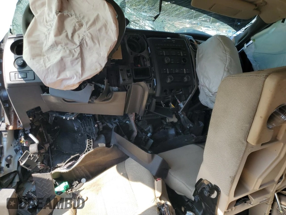 2011 Ford F-150 XL with VIN 1FTFW1EF3BFD30274, listed as a Copart auction lot 58980725 with Not provided miles and Salvage title. Bid and sale history available at DreamBid. Image 8.