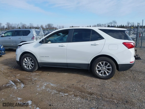 2020 Chevrolet Equinox LS with VIN 3GNAXSEV7LS706323, listed as a IAAI auction lot 41543070 with 1,809 mi miles. Bid and sale history available at carsss.com. Image 14.