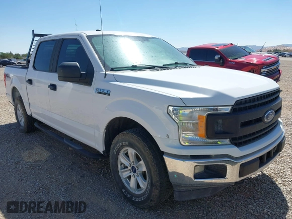 2018 Ford F-150 XL with VIN 1FTEW1E54JKF30802, listed as a IAAI auction lot 42417270 with 67,956 mi miles and . Bid and sale history available at DreamBid. Image 1.